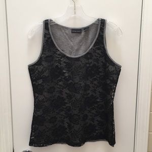 New York & Company lace tank top size medium